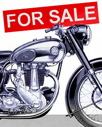 Classic bikes for sale advert